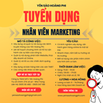 TUYỂN NHÂN VIÊN MARKETING